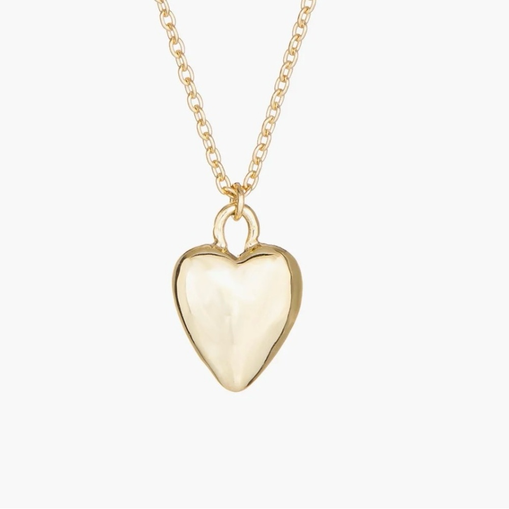 Solid 14k Small heart pendant